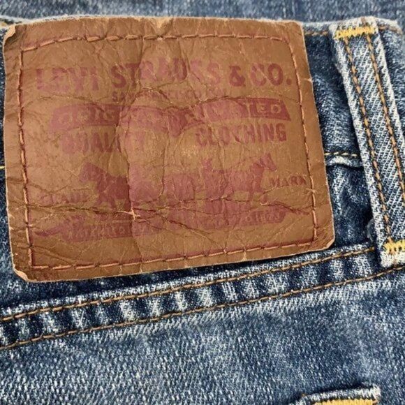 Levi’s Men Slim Fit Straight Leg Blue Jeans Size 32 W /34L - Picture 11 of 11